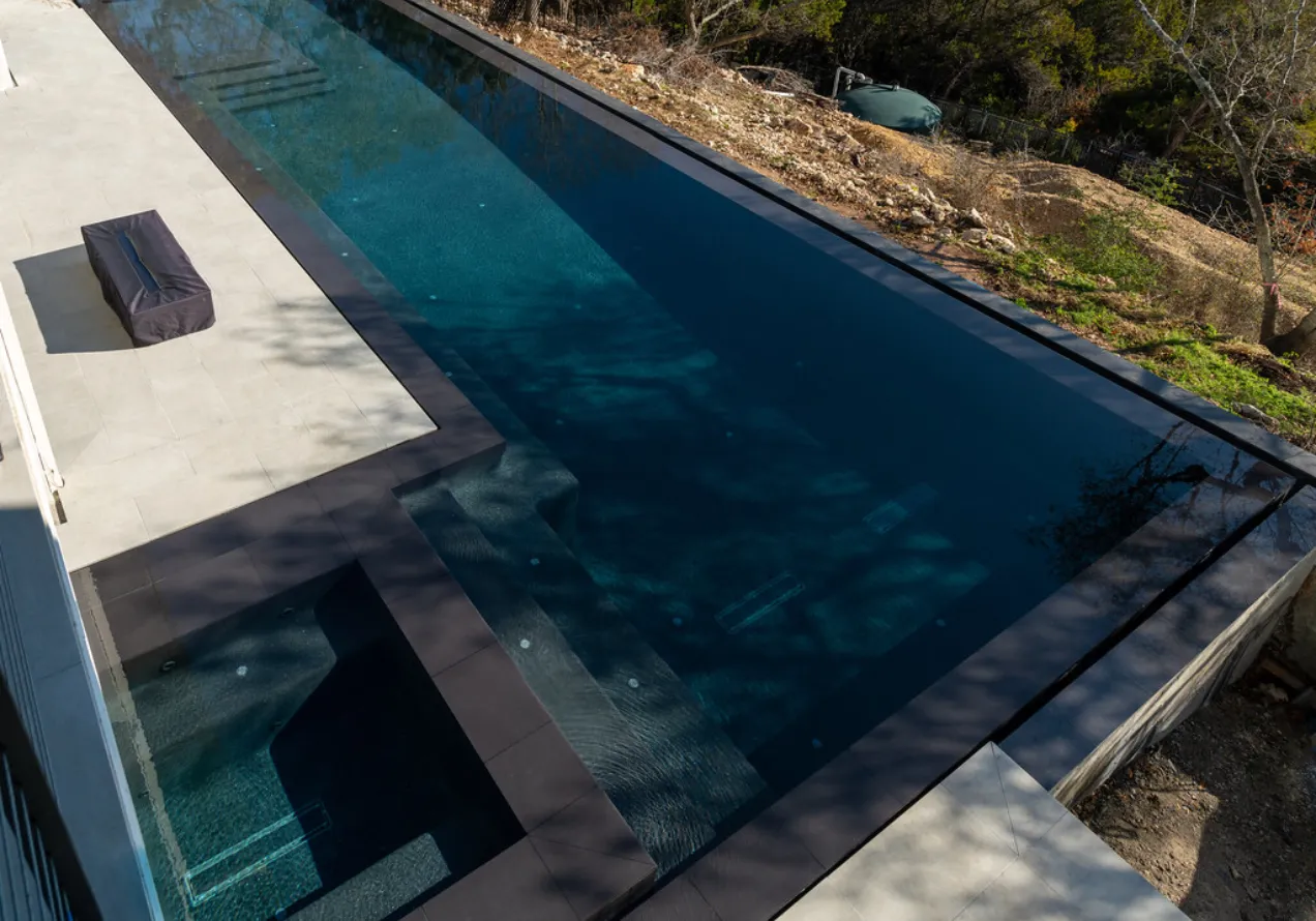 Dark Finish Pool